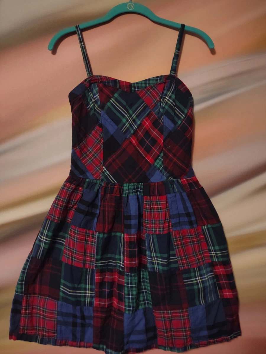 Arizona Plaid Patchwork Dress Women's