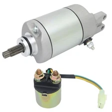 Starter & Relay for Honda 31200-HM7-003 31200-HM7-A41 18609 18638 410-54044