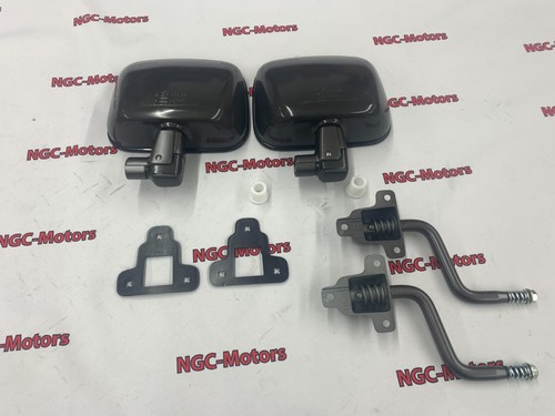 Espejos retrovisores laterales compatibles con diestro y derecho OEM Toyota Land Cruiser BJ40 42 45 46 FJ55 - Imagen 10 de 12