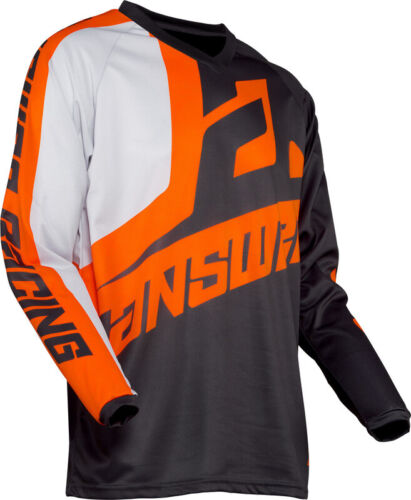 ANSWER MOTOCROSS MTB BMX JERSEY SYNCRON VOYD MX - CHARCOAL GREY ORANGE - Picture 2 of 3