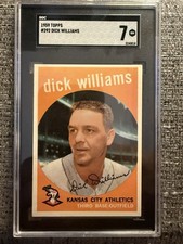 1959 Topps - Dick Williams #292 SGC 7 NM