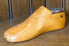 Antique Wooden Shoe Form Sizer Childs Baby Cobbler Decorative Decor 5.75" 6 Ee