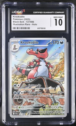 Krookodile graded CGC 10 for sale on eBay