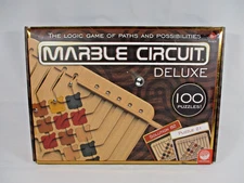 MindWare Wooden Marble Circuit Deluxe Brain Teaser Puzzles Logic Game Wood