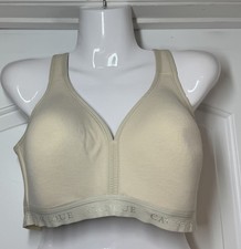Lane Bryant Cacique Cotton Lightly Lined No Wire Full Coverage Bra 40D Ivory