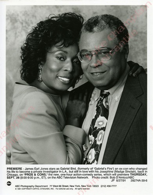 #ad PROS amp; CONS Press Photo #09 7X9 JAMES EARL JONES madge sinclair $16.97