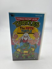 Teenage Mutant Hero Turtles: The Fifth Turtle VHS PAL UK Animation Children s