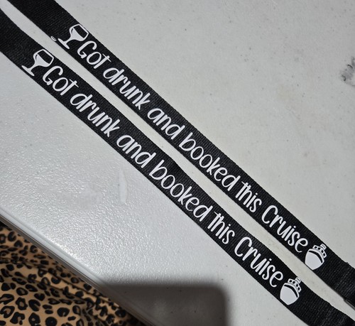 Personalised Custom Lanyard with Detachable Clip, Cruise Accessory/Keys/Bus Pass - Picture 17 of 30