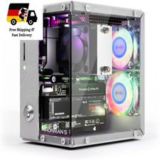 Pironman 5 Mini PC Case mit NVMe SSD, OLED Di...