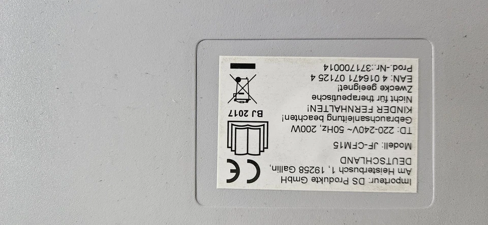 VITALmaxx 07125 200W Vibrationstrainer, Blau mit Fernbedienung - Bild 3 von 3