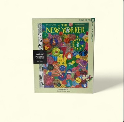 NEW The New Yorker Cover 1000pc Jigsaw Puzzle ORNAMENTS Christina Malman NYPC