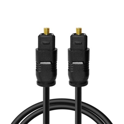 optical fiber wire SPDIF cable cord 1m 1.5m 2m 3meter 5m with metal connector