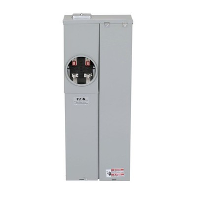 Eaton Ring Meter Breaker  12/24 Space PV Solar Ready 100A Breaker MBE1224PVL100S