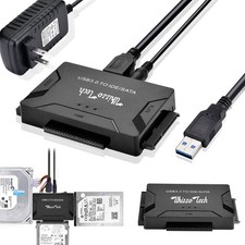USB 3.0 to IDE/SATA Converter External Hard Drive Adapter Kit 2.5"/3.5" Cable xx