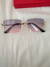 Stylish designer glasses purple gradient