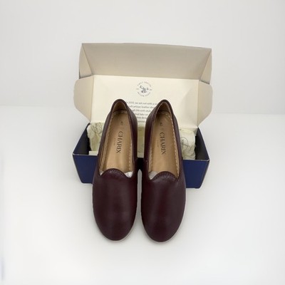 Charix CLASSIC Artisan Bordeaux  Leather Slip On Shoes EU 40 BRAND NEW in BOX
