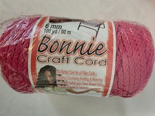 Bonnie Craft Cord 6mm 100 yards Azalea Pink