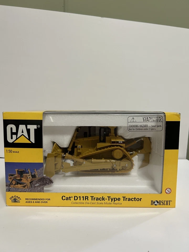 Tractor tipo oruga Cat D11R escala 1:50 diecast modelo 55025 de Norscot Foto 4 de 4