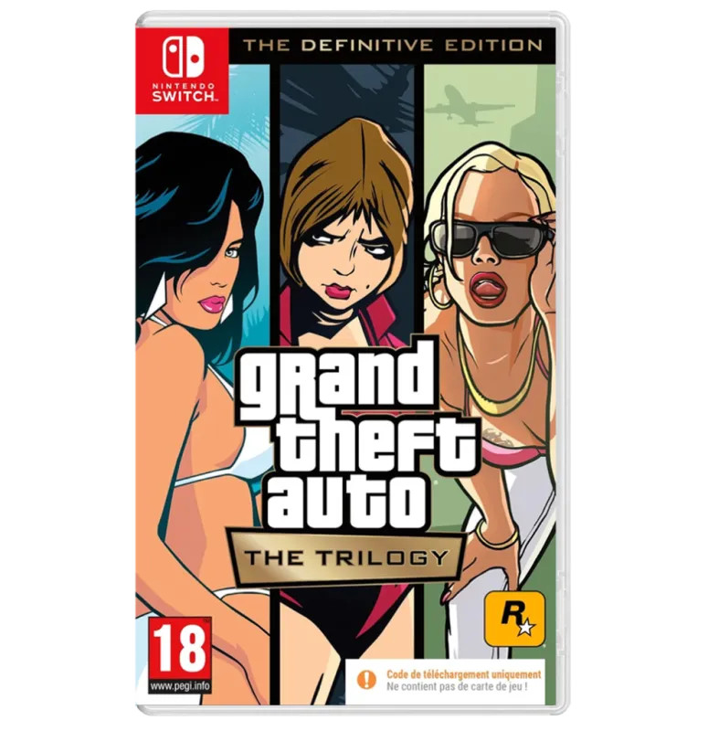 Take-Two Interactive Grand Theft Auto: The Trilogy - The Definitive Edition Code In A Box Nintendo Switch - Image 7