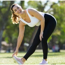 Shapermint Empetua Womens 2XL High Waisted Active Control Leggings Black