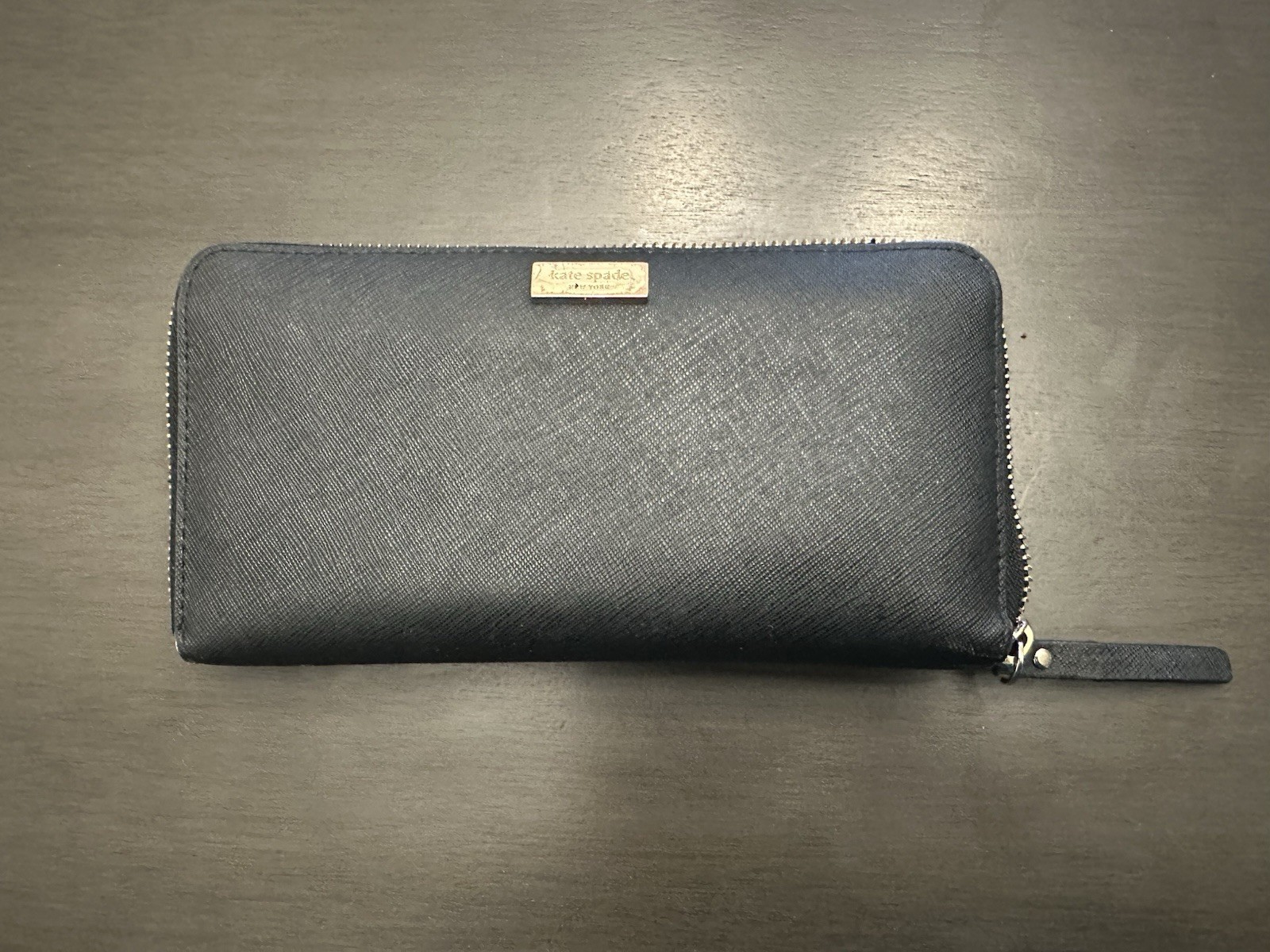 Kate Spade Laurel Way Neda Black Zip Around Wallet
