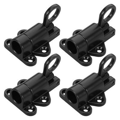 4 Pcs Aluminum Gate Latch Self Closing Door and Window Buckles Attic Locking