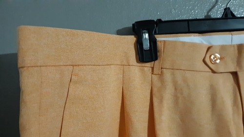 New-Men’s Fortino Landi Rust Polyester Trouser Formal Pants. Sz 4xl/50 - Picture 4 of 8
