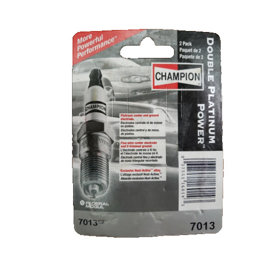 Champion Double Platinum Spark Plug 7013 APP606 TR55GP 41929 QTY 3