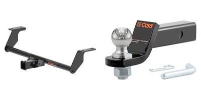 CURT Trailer Hitch Tow Kit Class 3 Receiver, 2in Ball Mount, Pin & Clip #13479
