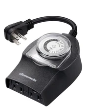 DEWENWILS Outdoor Light Timer Outlet Timer Switch for Lights Programmable