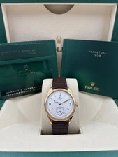 Rolex 1908 White Dial Yellow Gold Khanjar Sultanate of Oman 52508 Unworn 2024