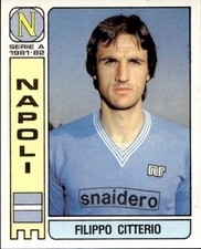 figurina calciatori 1981/82 panini #232 Filippo Citterio Napoli