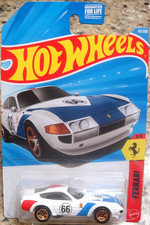 2026 HOT WHEELS FERRARI 2/5 WHITE FERRARI 365 GTB4 COMPETIZIONE