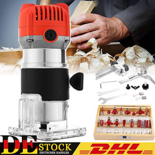 Oberfr&auml;se Fr&auml;se Kantenfr&auml;se 800W 30000rpm Trimmer + Fr&auml;ser  Set f&uuml;r Holz Laminat