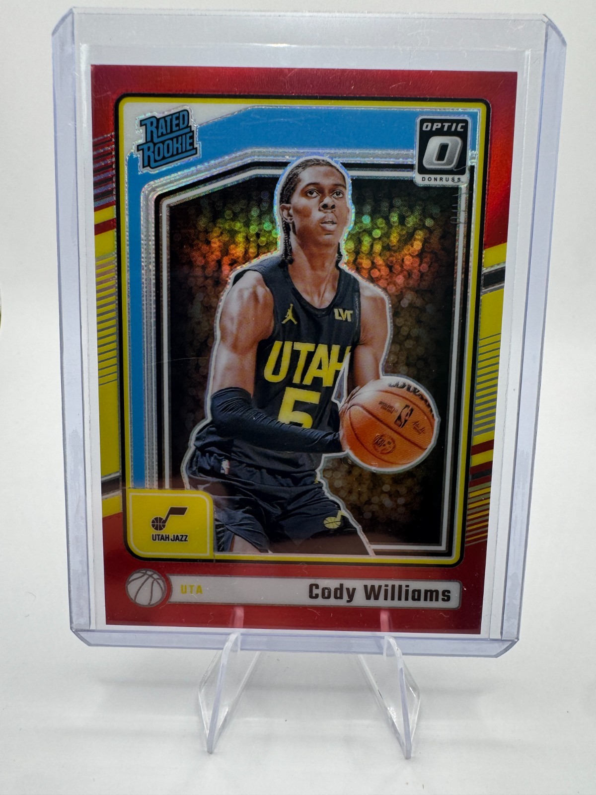 2024-25 Donruss Optic - Cody Williams #298 Rated Rookie RC Red /99