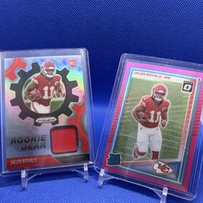 Jalen Royals Panini Prizm Rookie Gear & Donruss Optic Rookie Pink NFL Chiefs