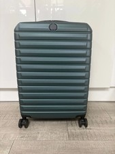Image of Delsey Large Hard Suitcase with 360° Rotate, Expandable & TSA Lock - Green
