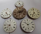 GOOD COLLECTION OF WORKING ANTIQUE POCKET WATCH MOVEMENTS c1910 INCL WALTHAM