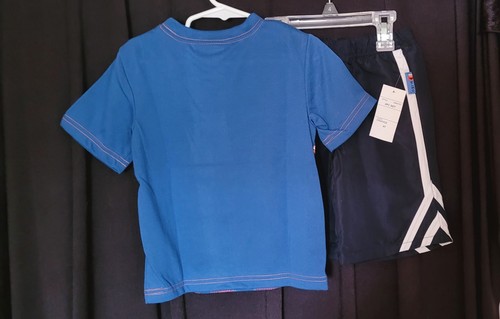 3 STÜCK SESAMSTRASSE GRÖSSE 4T, 2 SHIRTS & 1 PAAR SHORTS - Bild 5 von 8