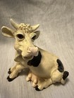 Vintage Playful Holstein Cow Set of 2 Rare Collectibles Antique — photo 3