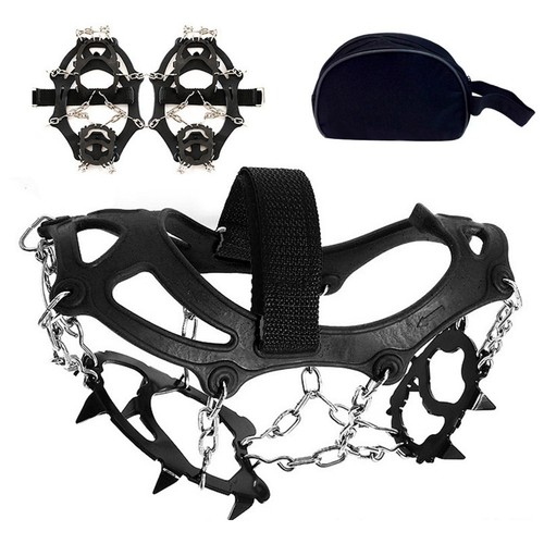 Ensemble crampons parfaitement adapté pour améliorer la traction lors de la ra - Photo 8 sur 14