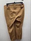 White House Black Market Women's Tan Sailor Button Straight Ankle Pants Sz 10S — photo 2
