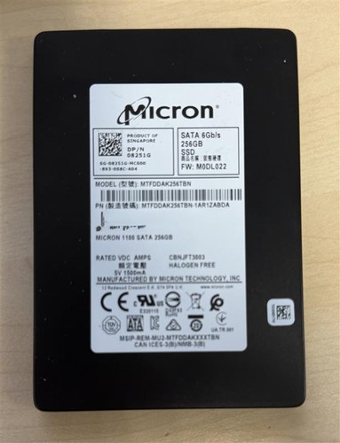 FESTPLATTE SSD MICRON MTFDDAK256TBN 256GB SATA 6Gb/s