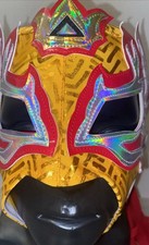WWE Rey Fenix Oranges/Red Pro Grade Mask