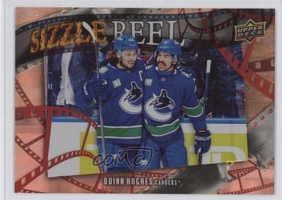 2025-26 Upper Deck Series 1 Sizzle Reel Red 192/199 Quinn Hughes #SR-9 0ol8