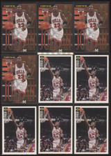 50 Lot Michael Jordan w 1992 Fleer Ultra 1991 Upper Deck 1995 Topps UD SP Bulls