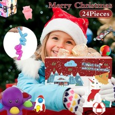 Fidget Calendar Advent Toy Christmas Toys Xmas Pop Simple Dimple Toy Gift Set