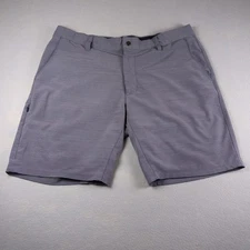 BYLT Kinetic Shorts Mens XXL Gray 9" Inseam Comfort Stretch Five Pocket Casual