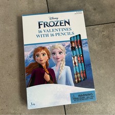 NEW Disney Frozen Elsa Anna Valentine's Day Class School Pencils 16