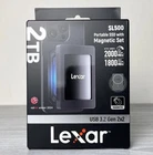 NEW 2TB Lexar SL500 Portable SSD Magnetic Set USB-C 3.2 Gen 2x2 - (SEALED)